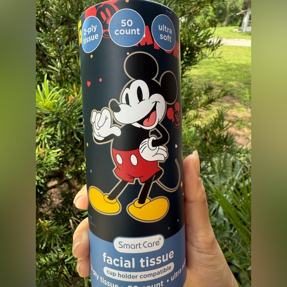 Disney Mickey Mouse Facial Tissue 50ct 2-ply Cup Holder Compatible 🆕 - Picture 4 of 5